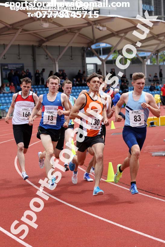 Mens under-20s 800 metres, Northern Senior and Under-20s Champs., SportsCity, Manchester. Photo: David T. Hewitson/Sports for All Pics